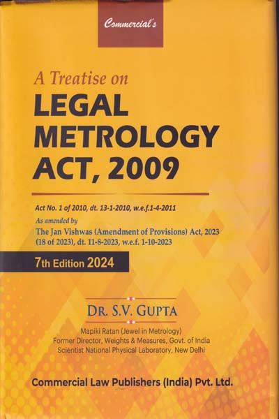 A Treatise on Legal Metrology Act 2009 