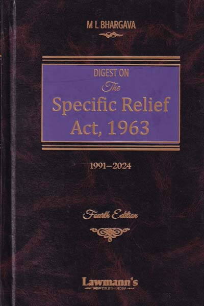 Digest on the Specific Relief Act 1963