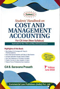 Students Handbook on Cost and Management Accounting for CA Inter New Syllabus May 2022