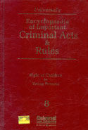 Encyclopaedia of Important Criminal Acts and Rules Right of Children to Young Persons 1 to 8 Volumes