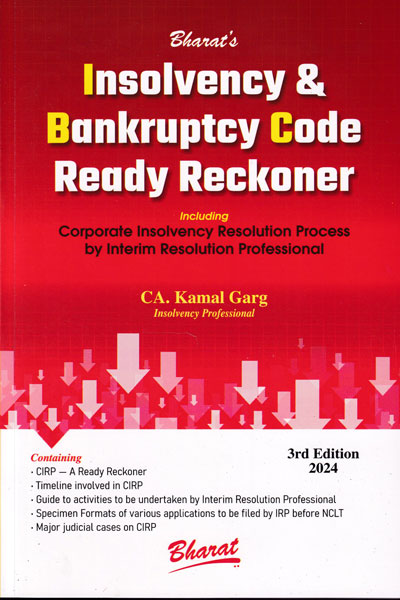 Insolvency and Bankruptcy Code Ready Reckoner