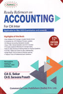 Ready Referencer on Accounting for CA Inter New Syllabus