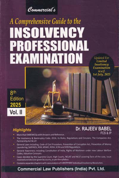 A Comprehensive Guide to the Insolvency Professional Examination in 2 Vols