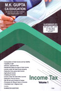 Income Tax Volume 1 For CA Intermediate IPC