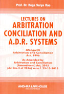 Lectures on Arbitration Conciliation and ADR Systems