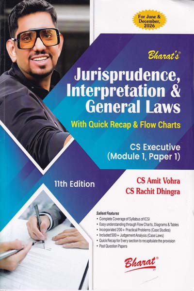 Jurisprudence Interpretation and General Laws for CS Executive Module 1 Paper 1