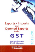 Exports Imports and Deemed Exports Under GST 2019-20