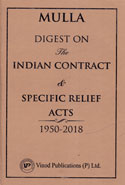 Digest on the Indian Contract and Specific Relief Acts 1950-2018