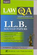Law Students Companion Q and A LLB Solved Papers Fourth Semester