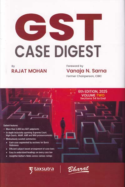 GST Case Digest  in 2 Vols