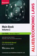 CA Final Corporate Law Allied and Economic Laws New Syllabus Set of 2 Volume