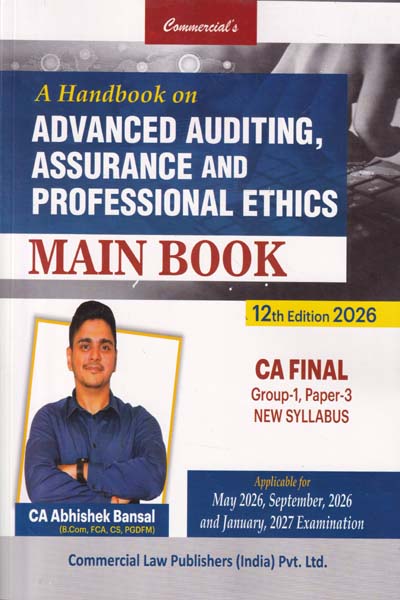 A Handbook on Advanced Auditing Assurance and Professional Ethics CA FINAL Group-1 Paper 3 For New Syllabus Main Book