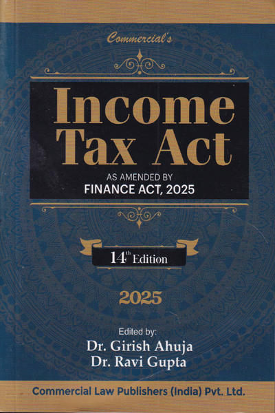 Income Tax Act Pocket Size As Amended by Finance Act 2025