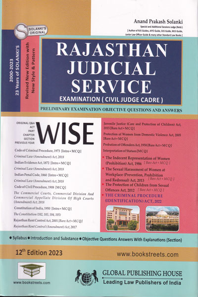 Rajasthan Judicial Service Examination Civil Judge Cadre