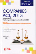 Companies Act 2013 Bare Act Pocket Size