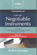 Commentary on Law on Negotiable Instruments along with Dishonour of Cheques