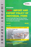 Bigs Easy Reference New Import and Export Policy of Individual Items