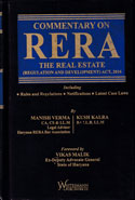 Commentary on RERA The real Estste Regulation and Development Act 2016