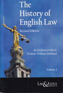 The History of English Law in 2 Vols