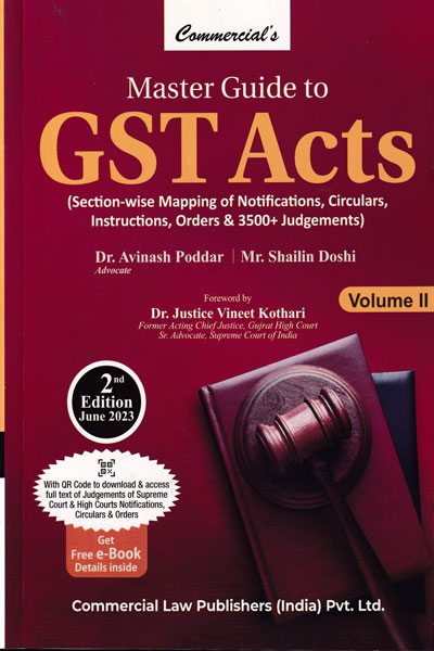 Master Guide to GST Acts in 2 Vols