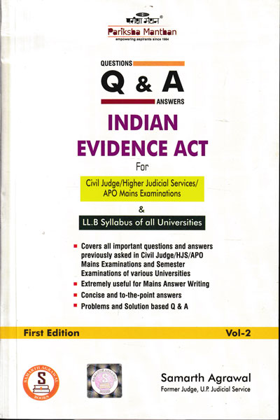 Questions and Answers Indian Evidence Act Vol-2