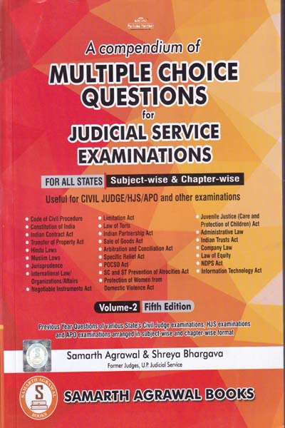 A Compendium of Multiple Choice Questions for Judicial Service Examinations for All States Useful for Civil Judge Higher Judicial Service APO and other Examinations Vol 2