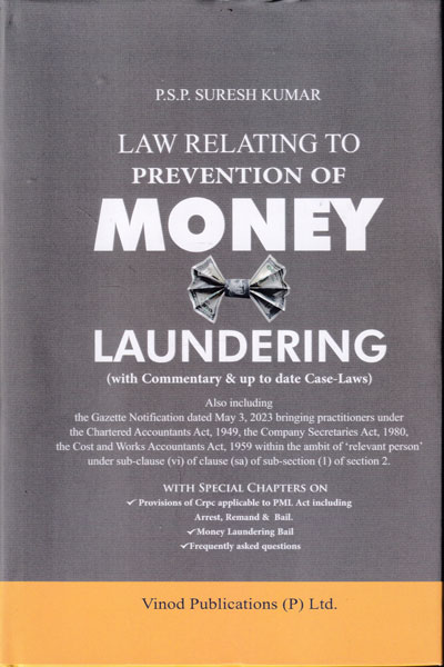 Law Relating to Prevention of Money Laundering