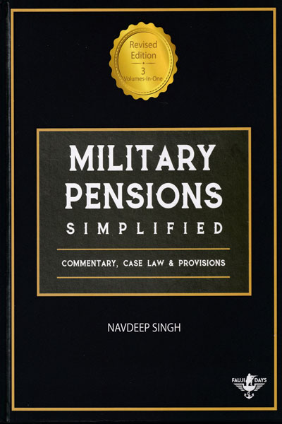 Military Pensions Simplified Commentary Case Law and Provisions