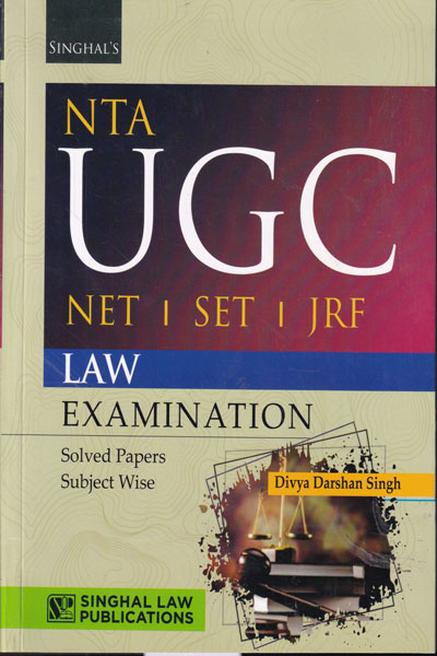 NTA UGC NET SET JRF Law Examination Solved Papers Subject Wise