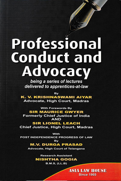 Professional Conduct and Advocacy