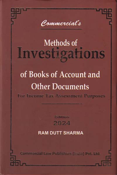 Methods of Investigations of Books of Accounts and Other Documents 