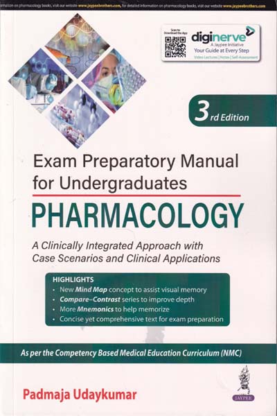 Exam Preparatory Manual for Undergraduates Pharmacology A Clinically Integrated Approach with Case Scenarios and Clinical Applications