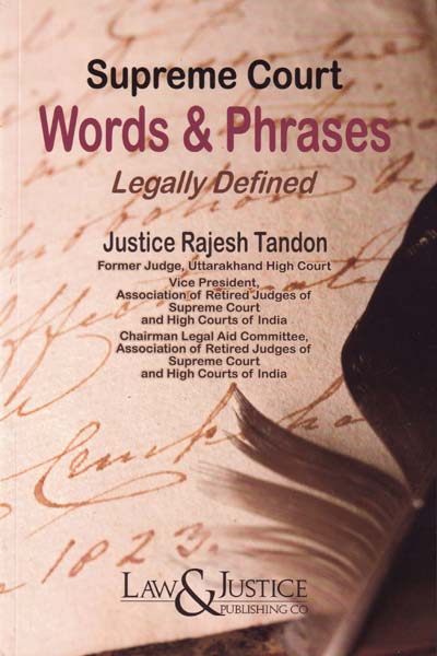 Supreme Court Words and Phrases Lrgally Defined