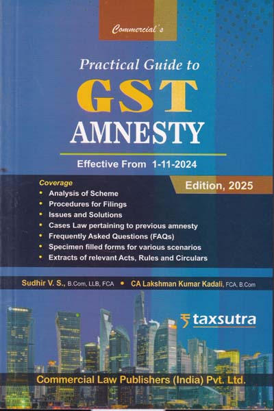 Practical Guide to GST Amnisty Efective 1.11.2024