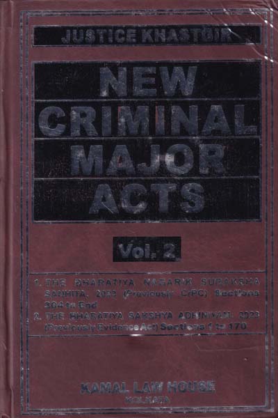 New Criminal Major Acts in 2 Vols