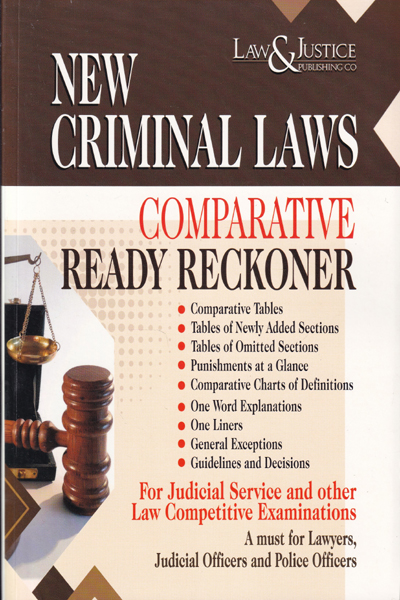 New Criminal Laws Comparative Ready Reckoner
