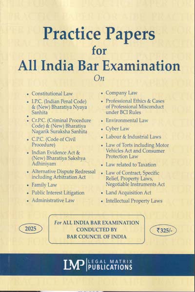 Practice Papers for All India Bar Examination AIBE