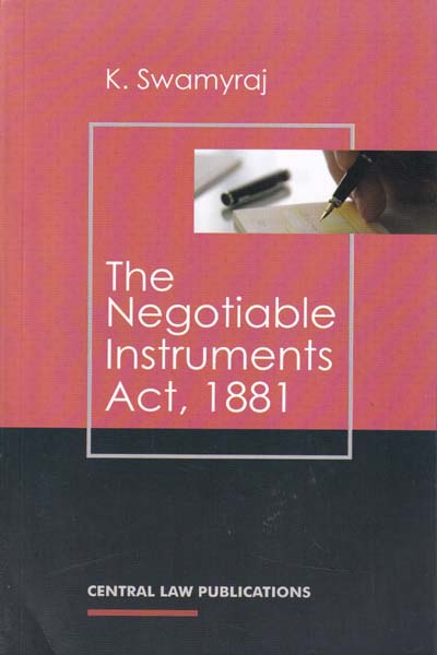The Negotiable Instruments Act  1881