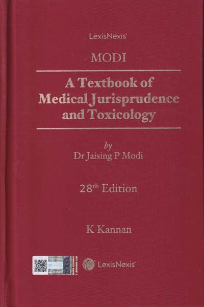 Modi A Textbook of Medical jurisprudence and Toxicology